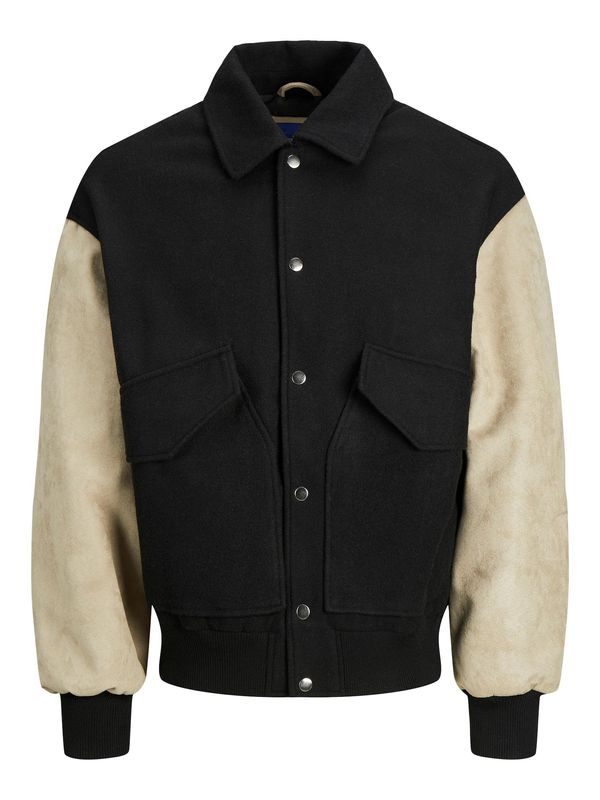 JACK & JONES JACK & JONES Prijelazna jakna 'FAME'  bež / crna