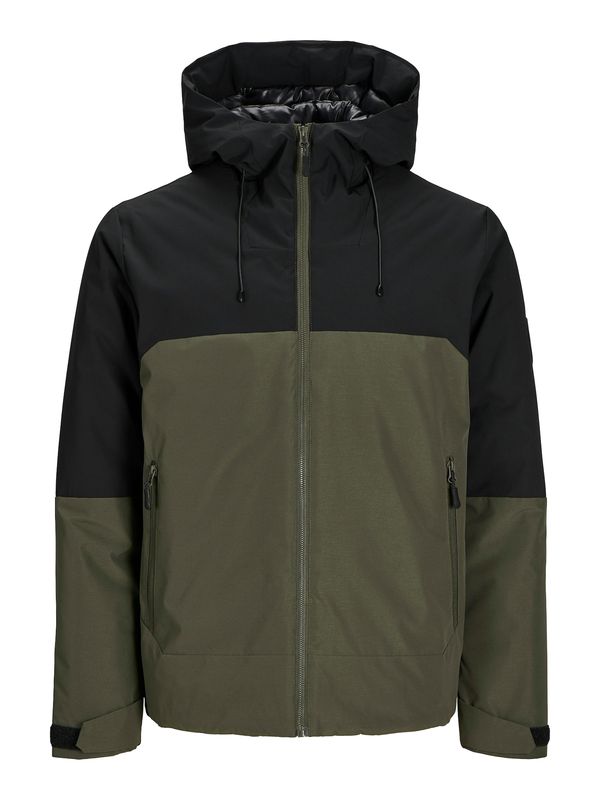 JACK & JONES JACK & JONES Prijelazna jakna 'JCOAIDEN'  kraljevski zelena / crna