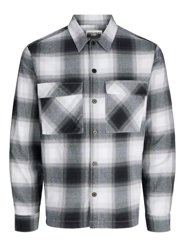 JACK & JONES JACK & JONES Prijelazna jakna 'JCOCHARLIE'  siva melange / crna / bijela