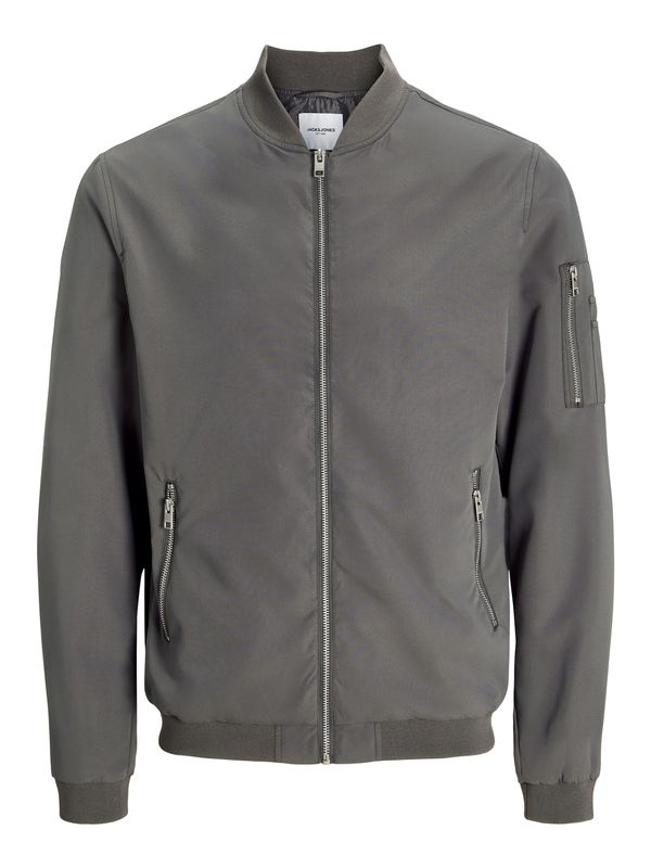 JACK & JONES JACK & JONES Prijelazna jakna 'JJERUSH'  tamo siva