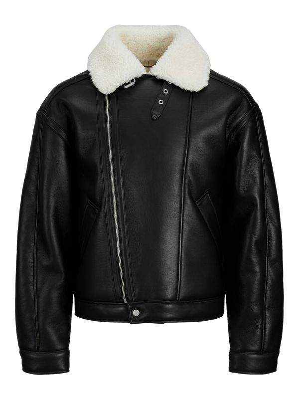 JACK & JONES JACK & JONES Prijelazna jakna 'JORNOHO'  crna / bijela