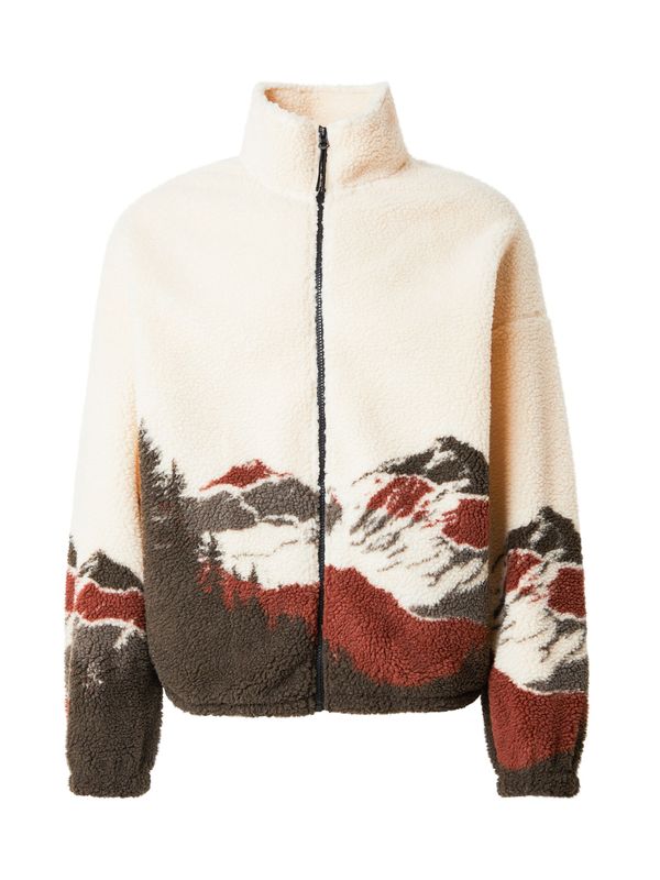 JACK & JONES JACK & JONES Prijelazna jakna 'MOUNTAIN'  ecru/prljavo bijela / smeđa / hrđavo smeđa
