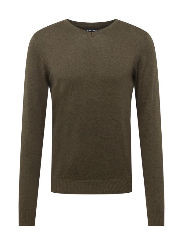 JACK & JONES JACK & JONES Pulover 'Emil'  maslinasta