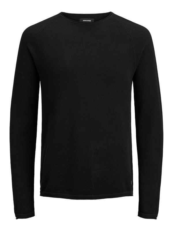 JACK & JONES JACK & JONES Pulover 'Hill'  crna