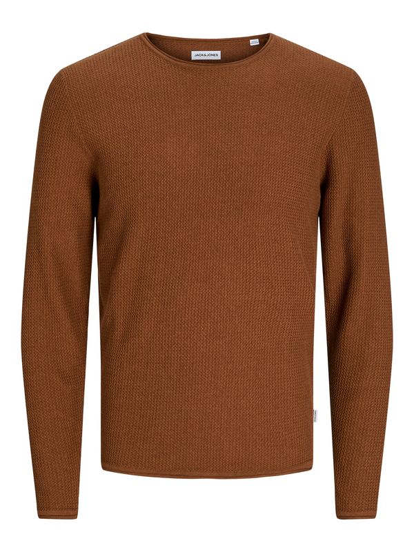 JACK & JONES JACK & JONES Pulover 'JJECooper'  smeđa