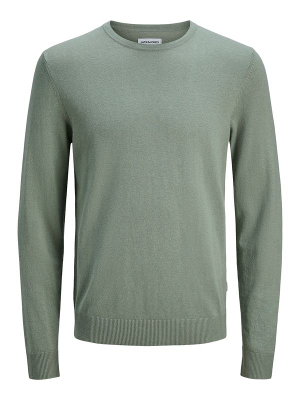 JACK & JONES JACK & JONES Pulover 'JJEEMIL'  pastelno zelena