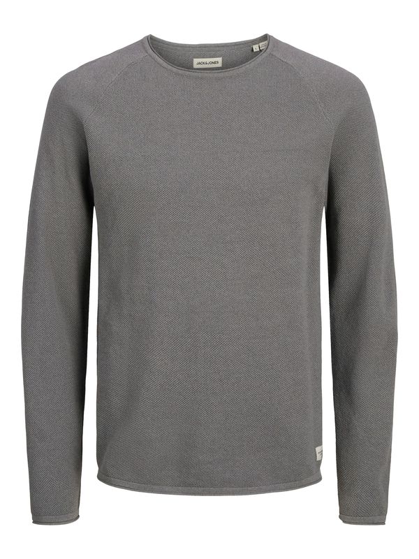 JACK & JONES JACK & JONES Pulover 'JJEHill'  tamo siva