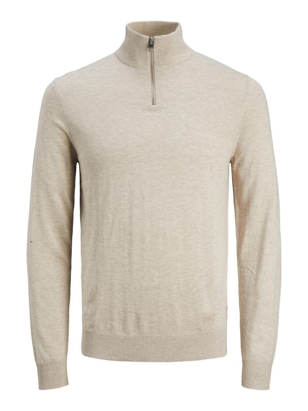 JACK & JONES JACK & JONES Pulover 'JJEmil'  bež melange