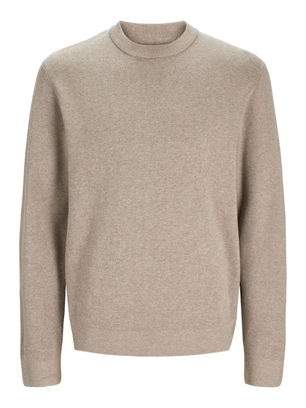 JACK & JONES JACK & JONES Pulover 'JPRBLAMILANO'  bež siva