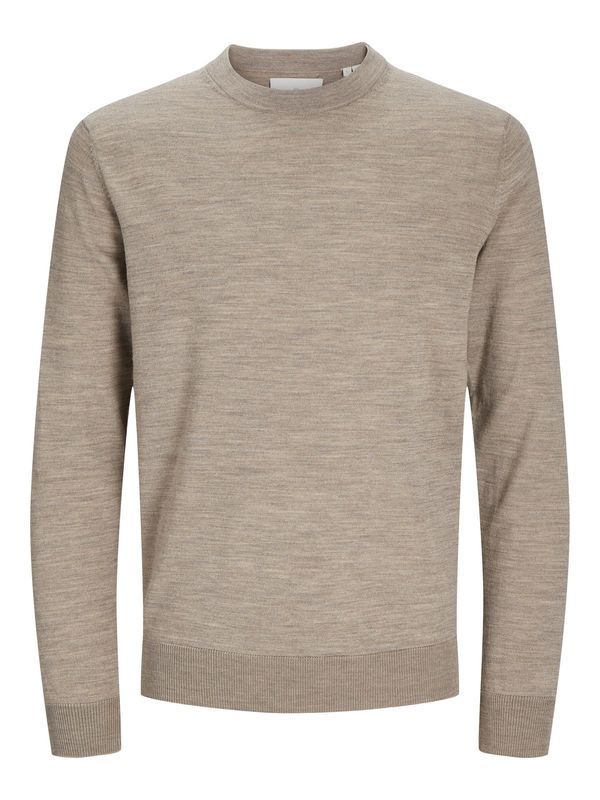 JACK & JONES JACK & JONES Pulover 'JPRMark'  bež siva