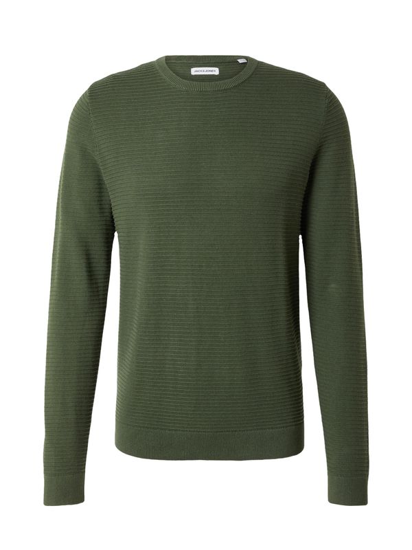 JACK & JONES JACK & JONES Pulover 'OTTO'  tamno zelena