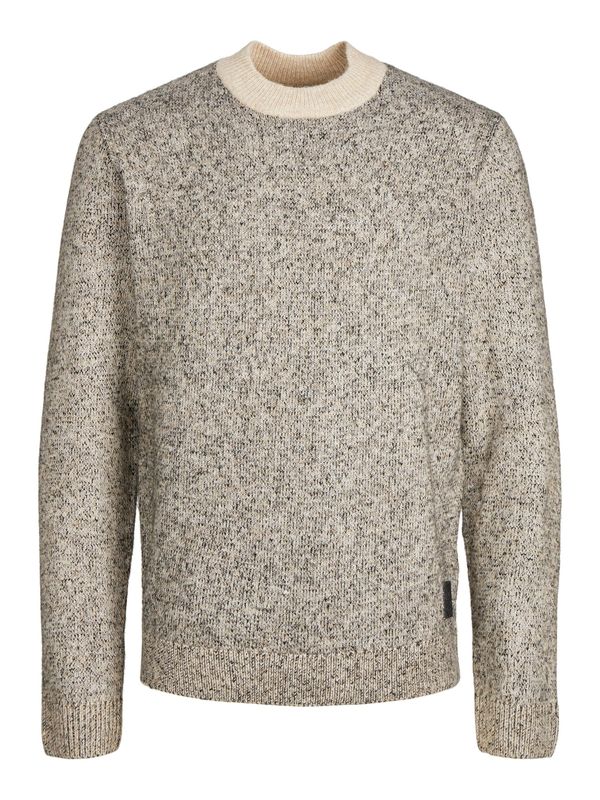 JACK & JONES JACK & JONES Pulover 'Space'  bež / bež melange