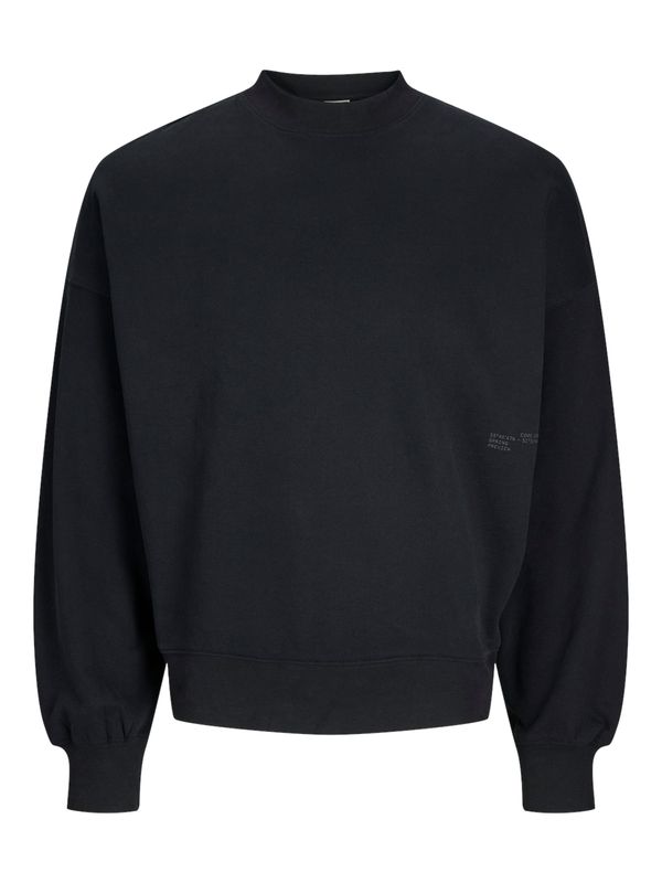 JACK & JONES JACK & JONES Sweater majica 'JCOIDUN'  crna