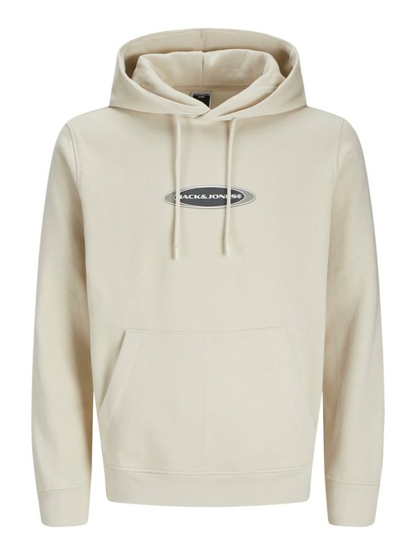 JACK & JONES JACK & JONES Sweater majica 'JCOPACER'  bež / crna