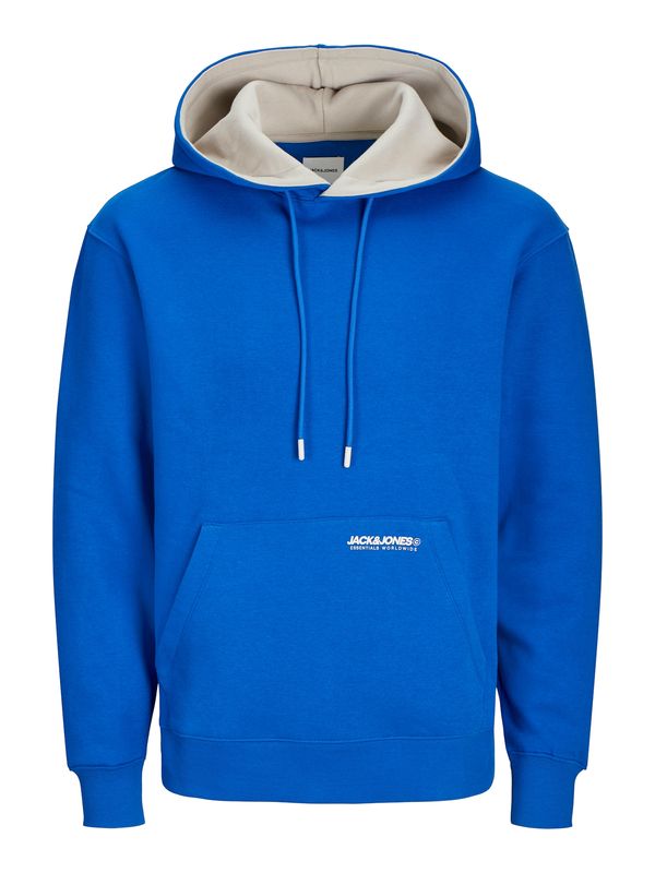 JACK & JONES JACK & JONES Sweater majica 'JJELegacy'  plava / bijela
