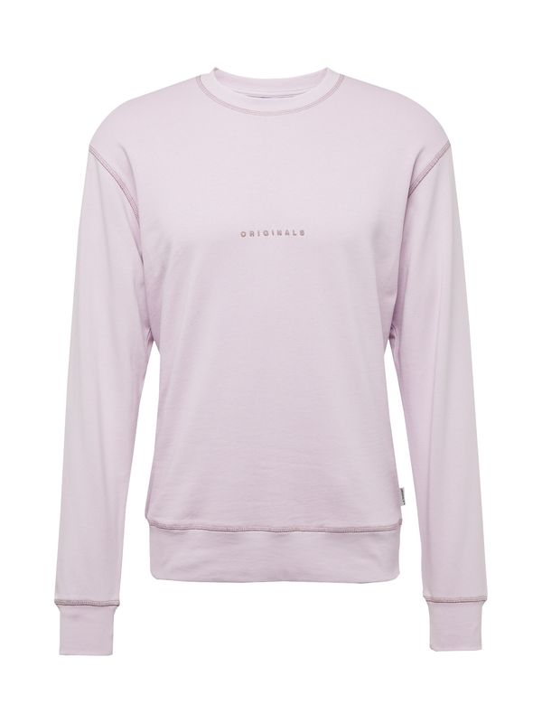 JACK & JONES JACK & JONES Sweater majica 'JORMARBELLA'  sivkasto ljubičasta (mauve) / lavanda