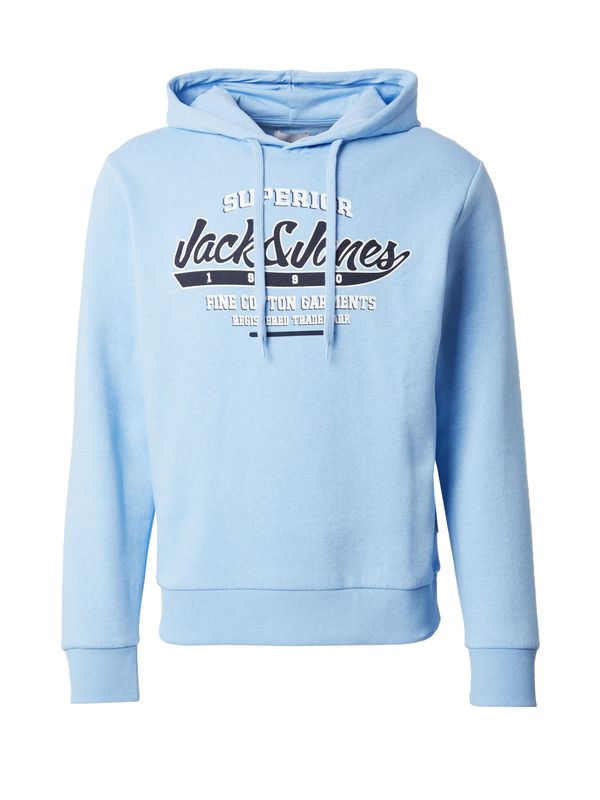JACK & JONES JACK & JONES Sweater majica 'LOGO'  svijetloplava