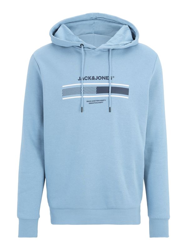 JACK & JONES JACK & JONES Sweater majica 'SOUTH'  sivkasto plava