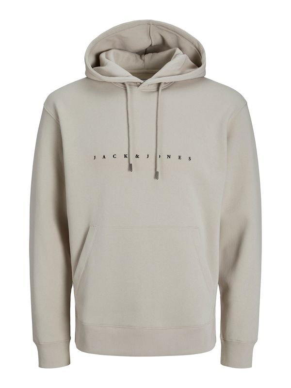 JACK & JONES JACK & JONES Sweater majica 'Star'  bež / crna