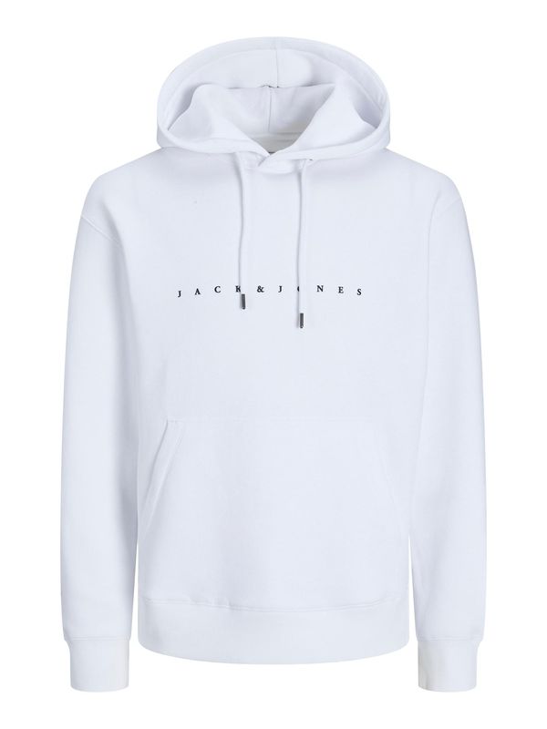 JACK & JONES JACK & JONES Sweater majica 'Star'  crna / bijela