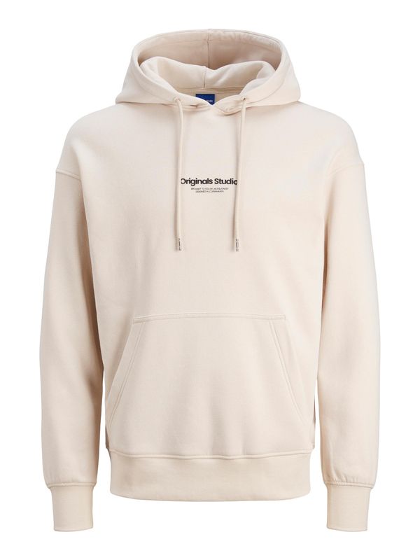 JACK & JONES JACK & JONES Sweater majica 'Vesterbro'  bež / crna