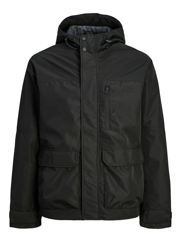 JACK & JONES JACK & JONES Tehnička jakna 'Hike'  crna / bijela