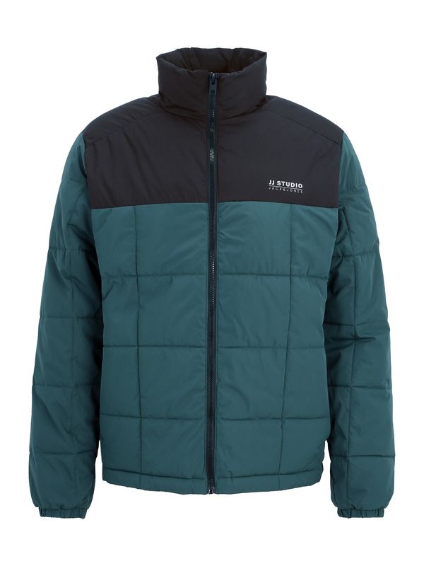 JACK & JONES JACK & JONES Zimska jakna 'BEN'  tamno zelena / crna