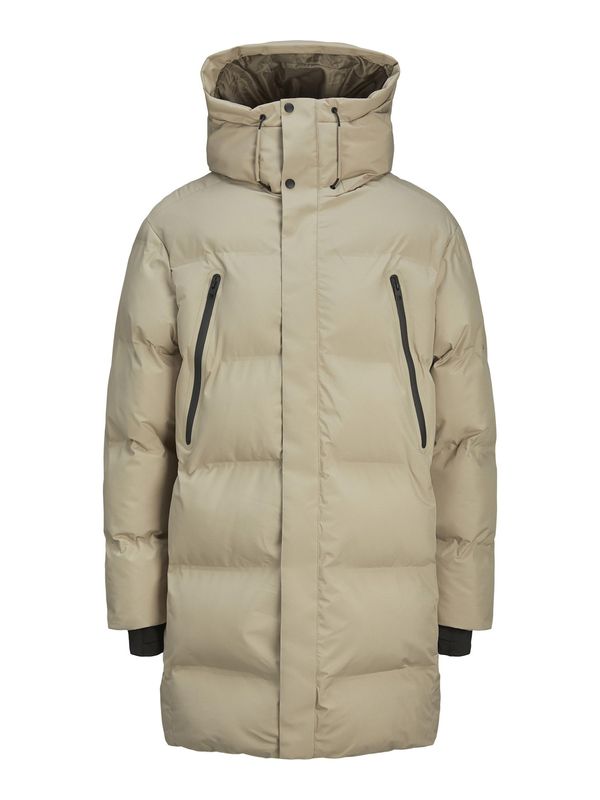 JACK & JONES JACK & JONES Zimska jakna 'JCOAlpha'  svijetlobež / crna