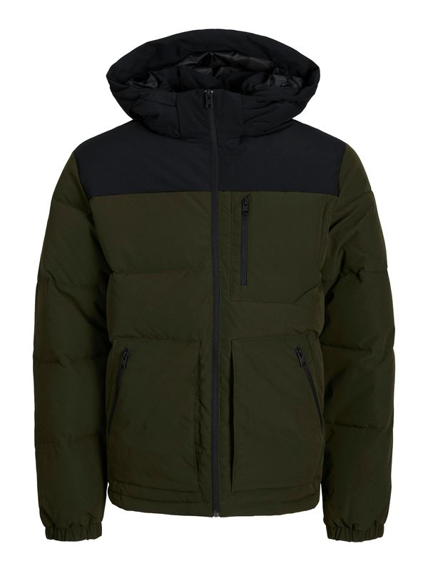 JACK & JONES JACK & JONES Zimska jakna 'JJEOtto'  maslinasta / crna