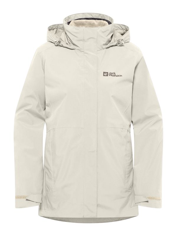 JACK WOLFSKIN JACK WOLFSKIN Outdoor jakna 'ROTWAND'  cappuccino / svijetlosiva / crna