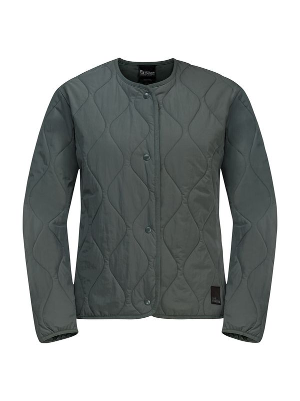 JACK WOLFSKIN JACK WOLFSKIN Sportska jakna  zelena / crna
