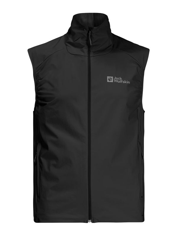 JACK WOLFSKIN JACK WOLFSKIN Sportski prsluk 'PRELIGHT'  srebrno siva / crna
