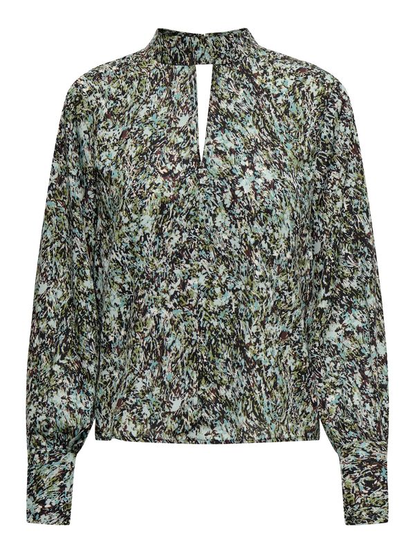 JDY JDY Bluza  zelena / pastelno zelena / crna