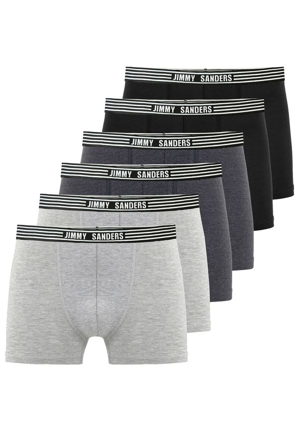 Jimmy Sanders Jimmy Sanders Bokserice  siva melange / crna / bijela