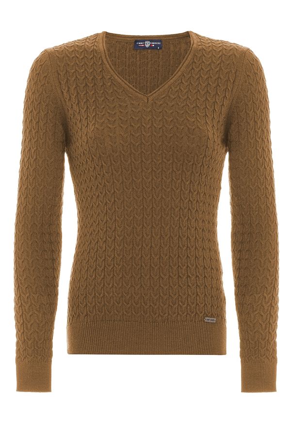 Jimmy Sanders Jimmy Sanders Pulover  boja devine dlake (camel)