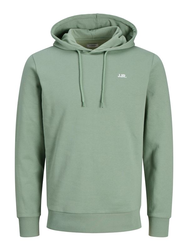 JJ Rebel JJ Rebel Sweater majica 'JREBREBEL'  pastelno zelena / bijela