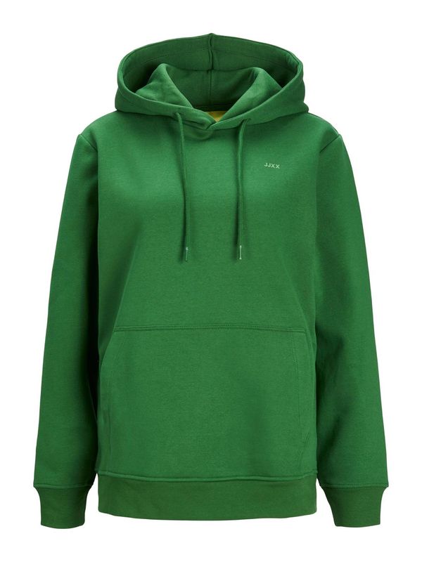 JJXX JJXX Sweater majica 'Abbie'  travnato zelena / bijela