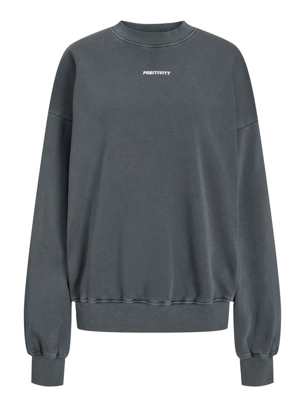 JJXX JJXX Sweater majica 'JXSANDRA'  siva / boja vina / bijela