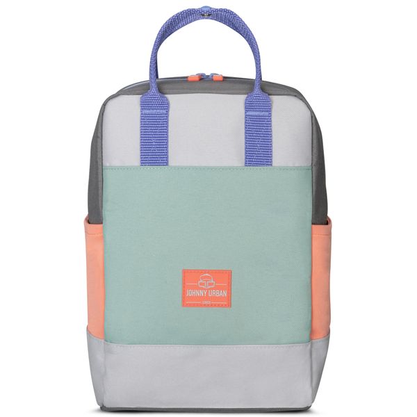 Johnny Urban Johnny Urban Ruksak 'Linus'  svijetlosiva / menta / losos