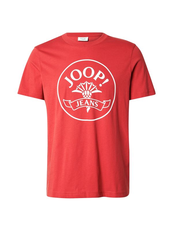 JOOP! Jeans JOOP! Jeans Majica '30Aleko'  crvena / bijela