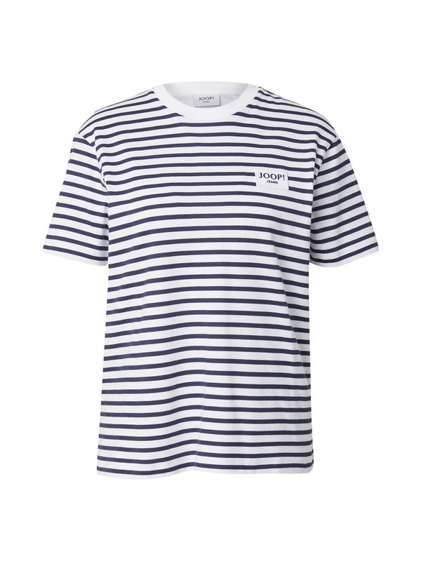 JOOP! Jeans JOOP! Jeans Majica 'Teele'  tamno plava / bijela