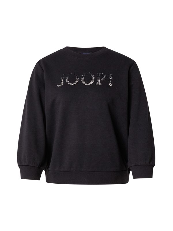 JOOP! JOOP! Sweater majica 'Tamila'  crna / srebro