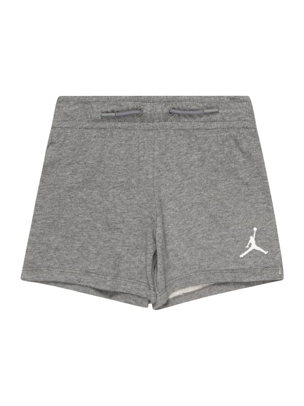 Jordan Jordan Hlače  siva melange / bijela