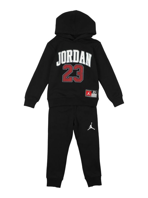 Jordan Jordan Jogging komplet  crvena / crna / bijela