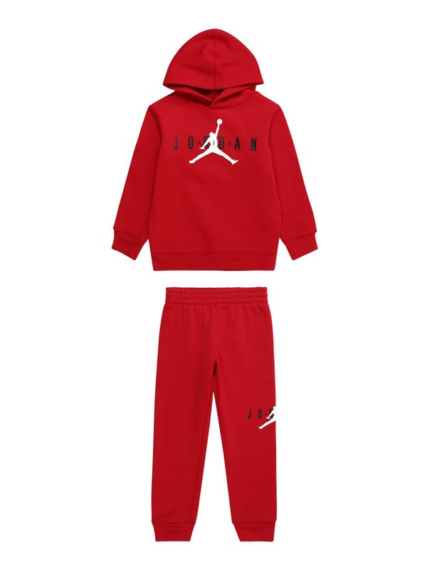 Jordan Jordan Jogging komplet  crvena / crna / bijela