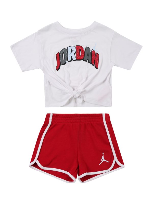 Jordan Jordan Komplet  pastelno plava / tamo siva / crvena / bijela