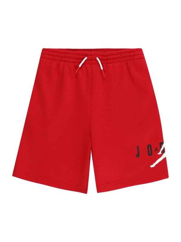 Jordan Jordan Sportske hlače  crvena / crna / bijela
