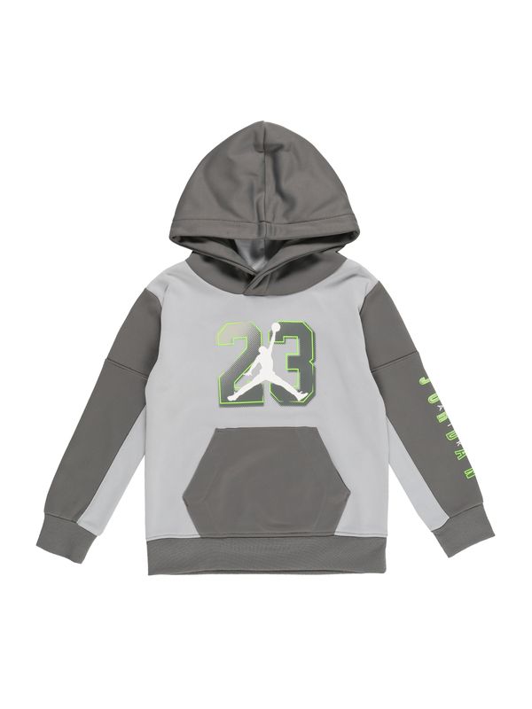 Jordan Jordan Sweater majica 'JUMPMAN'  boja blata / svijetlosiva / neonsko zelena / bijela