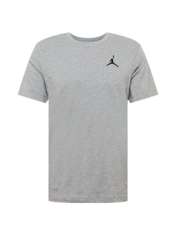 Jordan Jordan Tehnička sportska majica 'Jumpman'  siva melange / crna