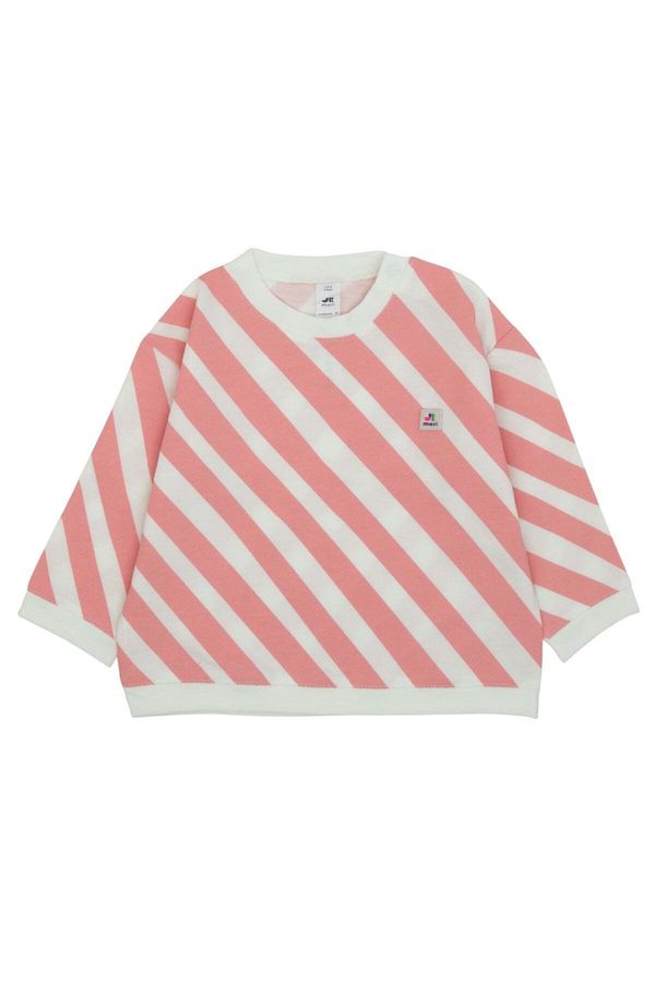 Jrmori Jrmori Sweater majica  roza / bijela